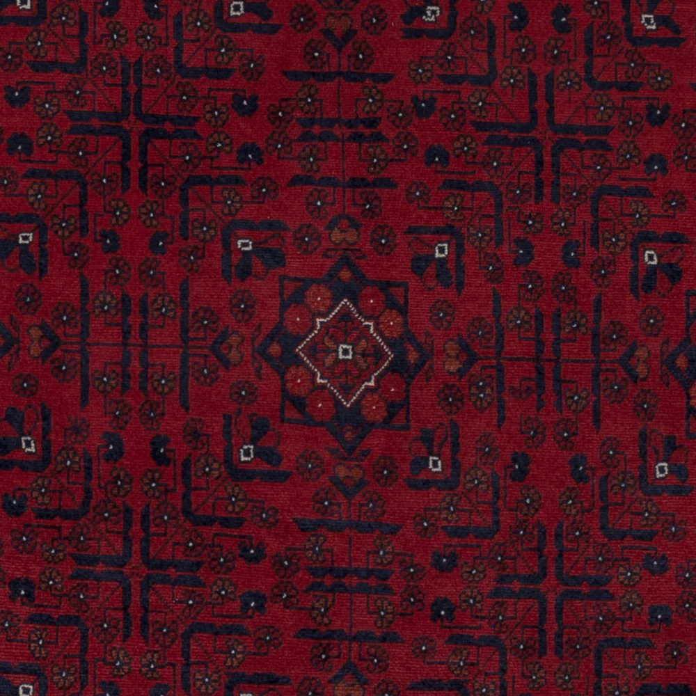 Afghansk teppe - Royal - 197 x 153 cm - rød