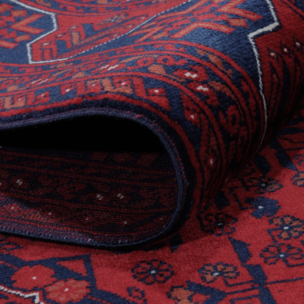Afghansk teppe - Royal - 197 x 153 cm - rød