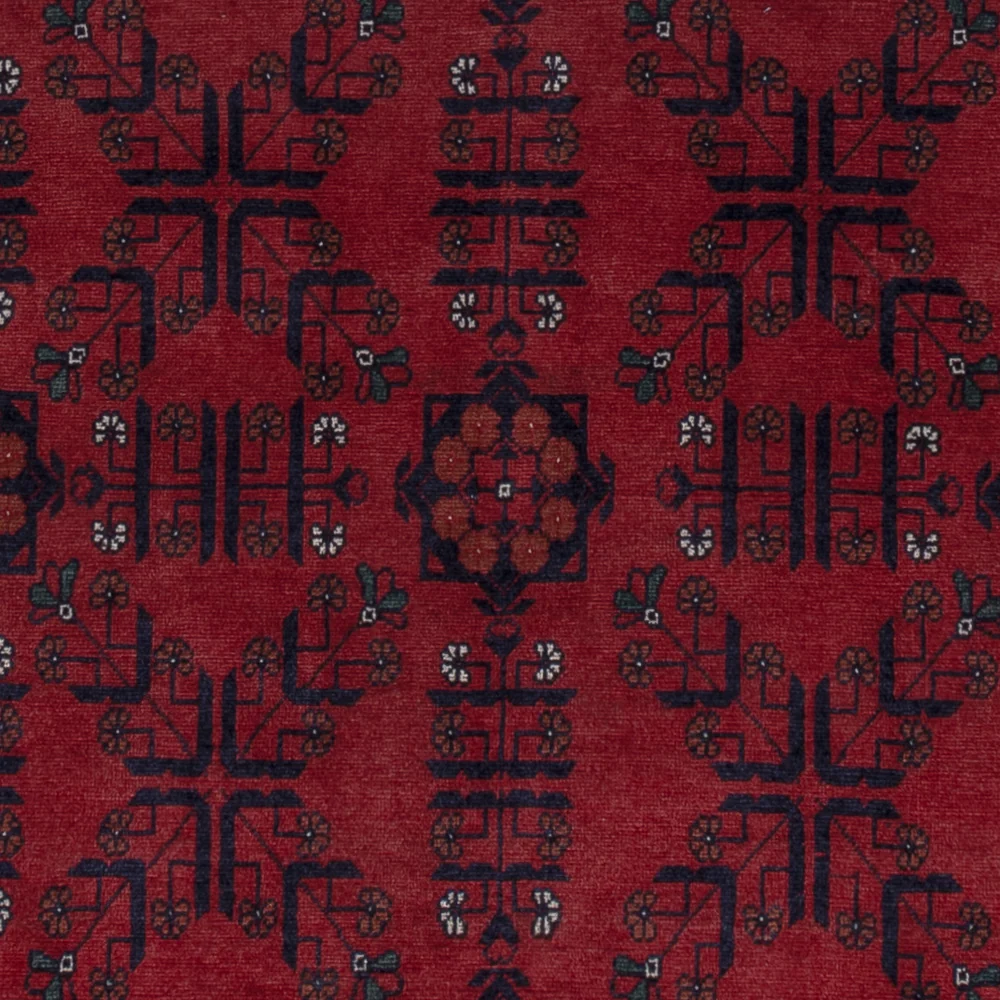 Afghansk teppe - Royal - 198 x 150 cm - rød