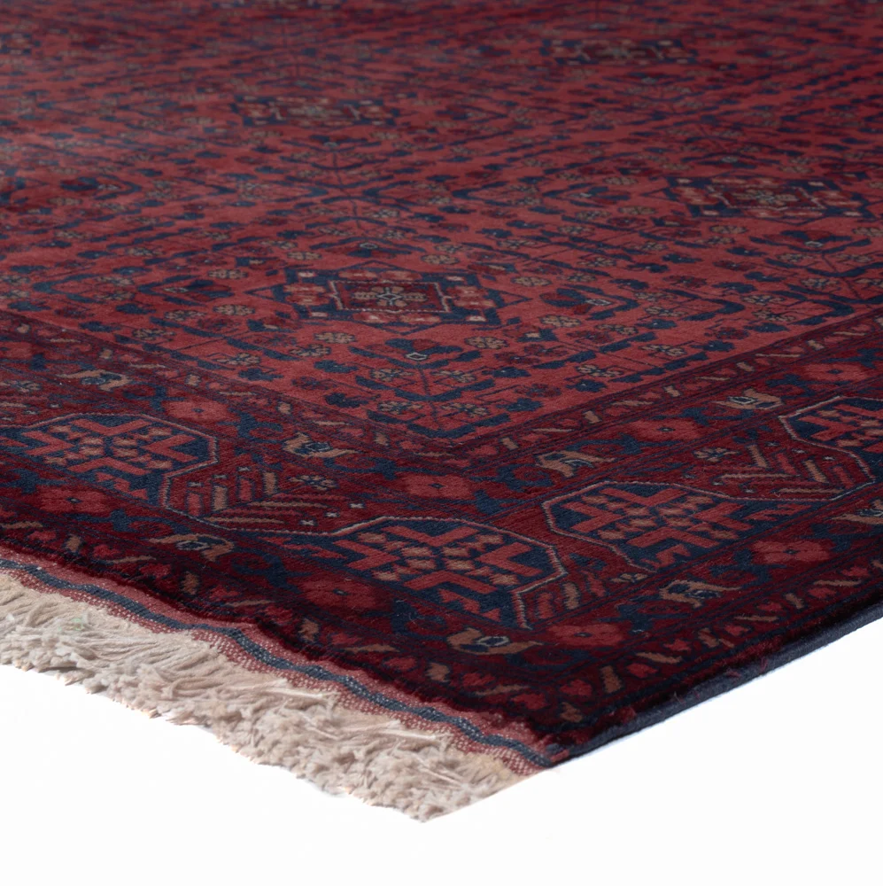 Afghansk teppe - Royal - 198 x 153 cm - rød