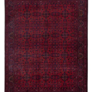 Afghansk teppe - Royal - 203 x 147 cm - rød