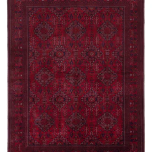 Afghansk teppe - Royal - 232 x 167 cm - rød