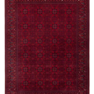 Afghansk teppe - Royal - 234 x 171 cm - rød
