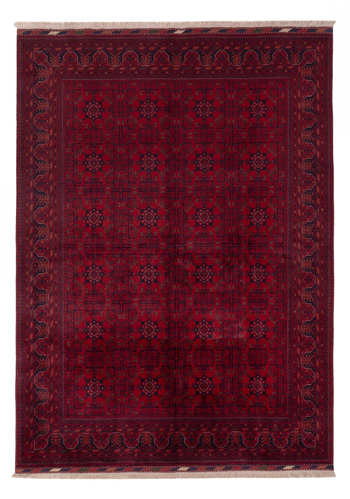 Afghansk teppe - Royal - 235 x 170 cm - rød