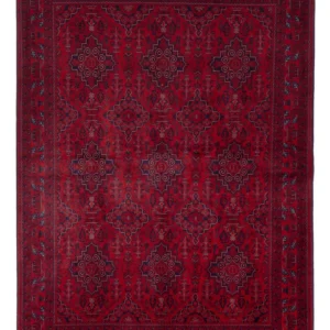 Afghansk teppe - Royal - 236 x 170 cm - rød