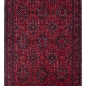 Afghansk teppe - Royal - 240 x 169 cm - rød