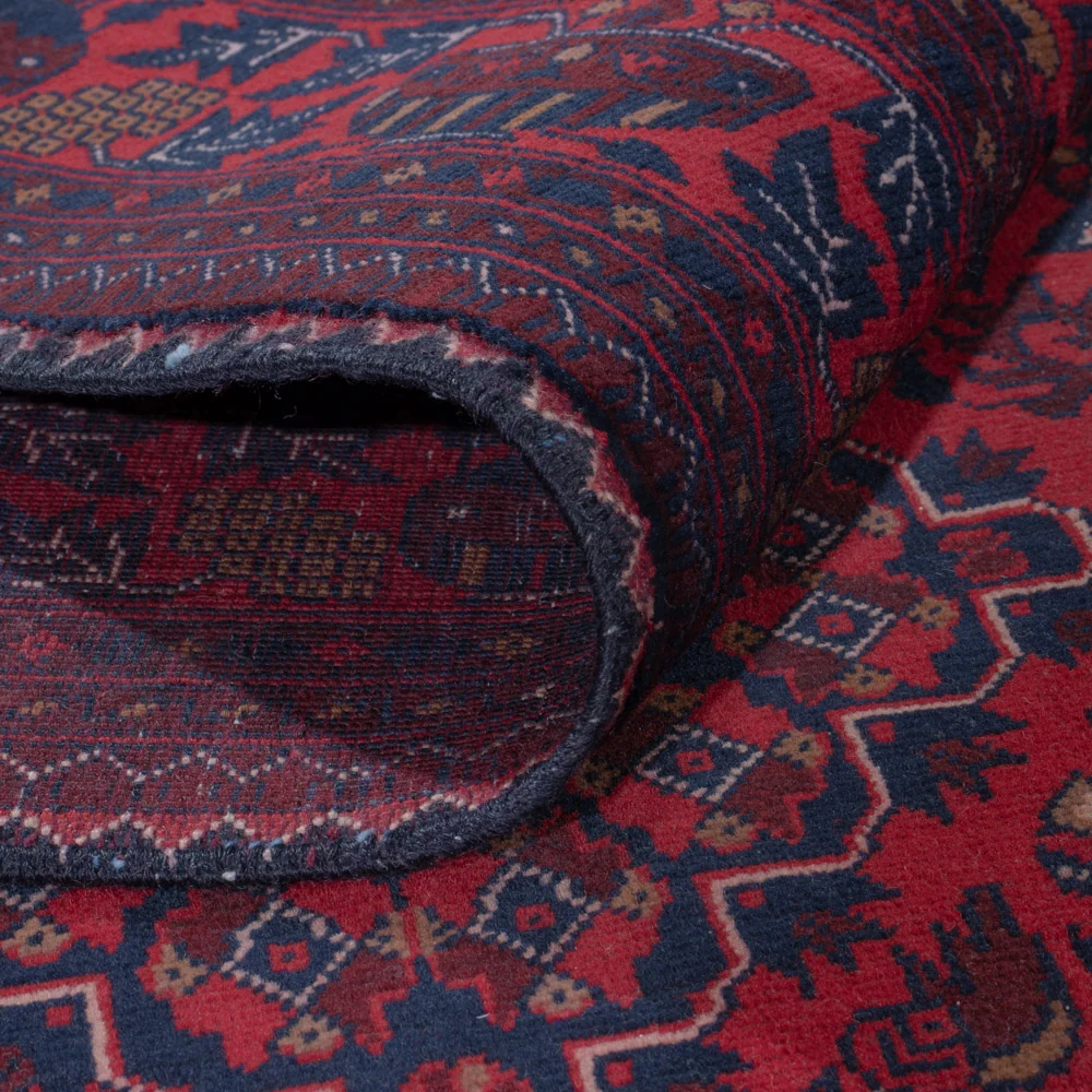 Afghansk teppe - Royal - 240 x 169 cm - rød