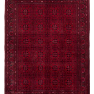 Afghansk teppe - Royal - 240 x 173 cm - rød