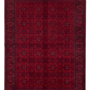 Afghansk teppe - Royal - 241 x 170 cm - rød