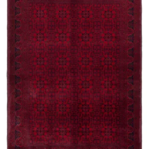 Afghansk teppe - Royal - 241 x 173 cm - rød
