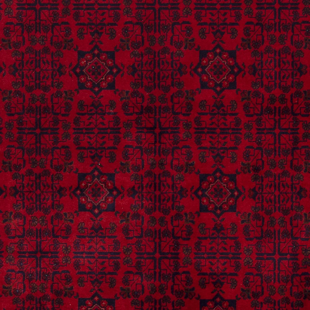 Afghansk teppe - Royal - 241 x 173 cm - rød