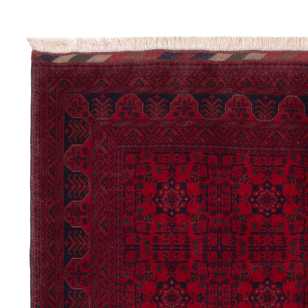 Afghansk teppe - Royal - 241 x 173 cm - rød
