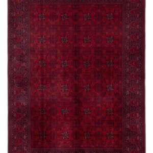 Afghansk teppe - Royal - 242 x 172 cm - rød