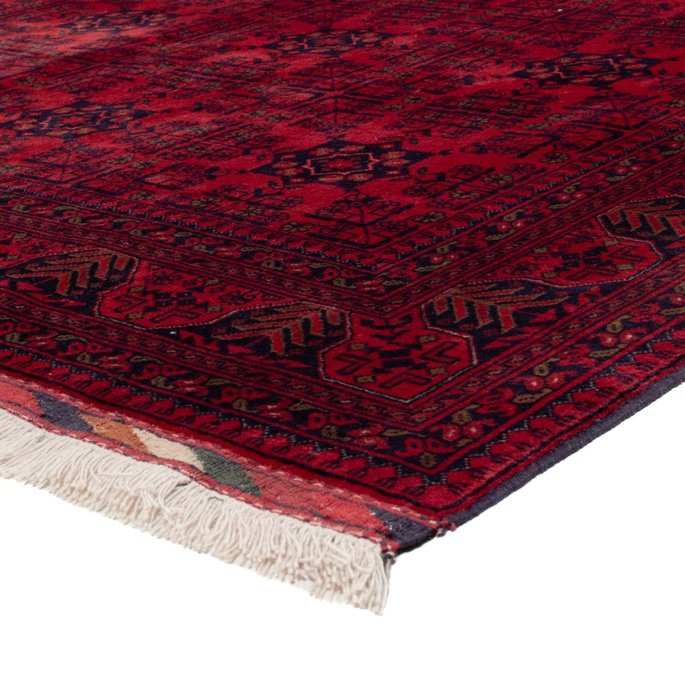 Afghansk teppe - Royal - 242 x 173 cm - rød