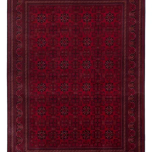 Afghansk teppe - Royal - 243 x 172 cm - rød