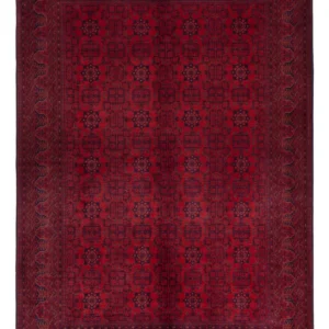 Afghansk teppe - Royal - 244 x 172 cm - rød