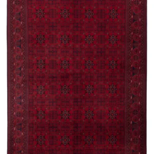 Afghansk teppe - Royal - 257 x 176 cm - rød