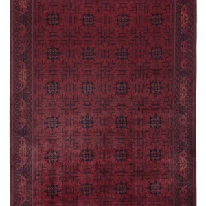 Afghansk teppe - Royal - 281 x 199 cm - mørk rød