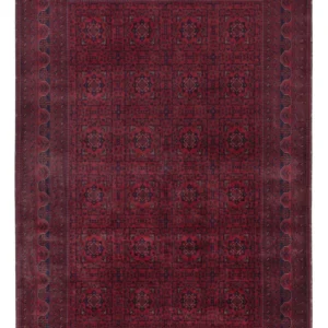 Afghansk teppe - Royal - 286 x 202 cm - mørk rød