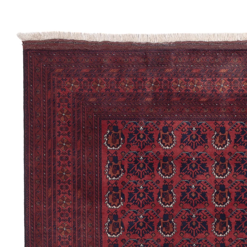 Afghansk teppe - Royal - 288 x 200 cm - mørk rød