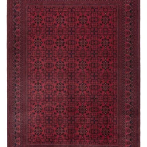 Afghansk teppe - Royal - 288 x 202 cm - mørk rød