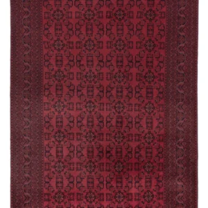 Afghansk teppe - Royal - 290 x 197 cm - mørk rød