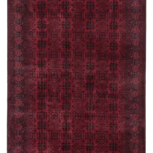 Afghansk teppe - Royal - 290 x 198 cm - mørk rød