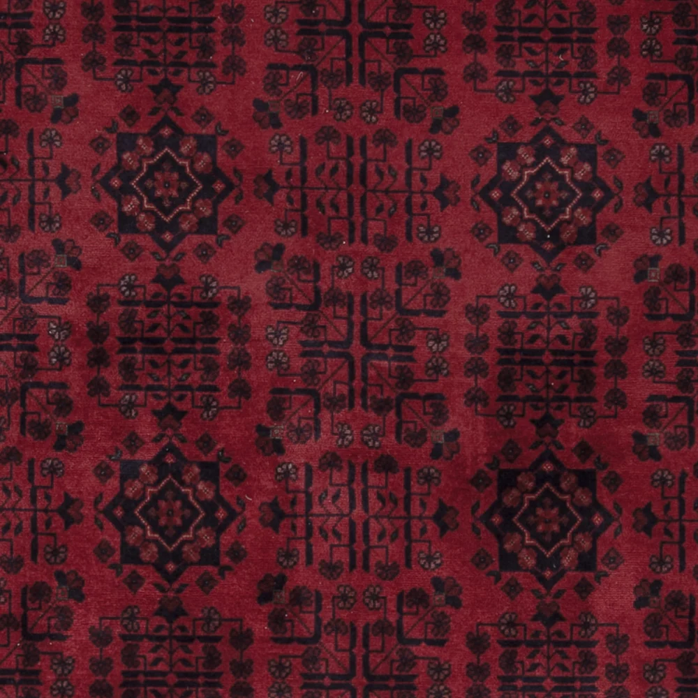 Afghansk teppe - Royal - 290 x 198 cm - mørk rød