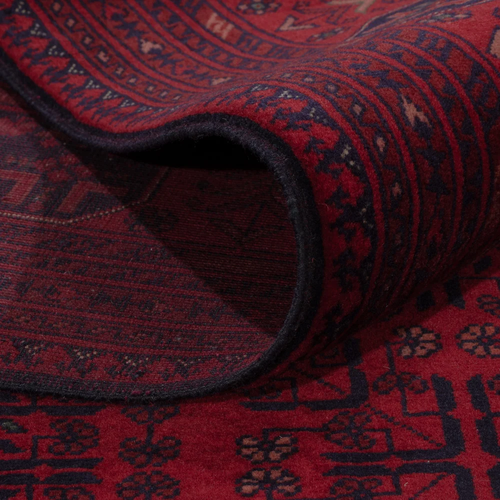 Afghansk teppe - Royal - 290 x 198 cm - mørk rød