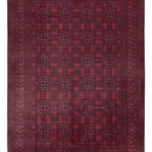 Afghansk teppe - Royal - 290 x 201 cm - mørk rød