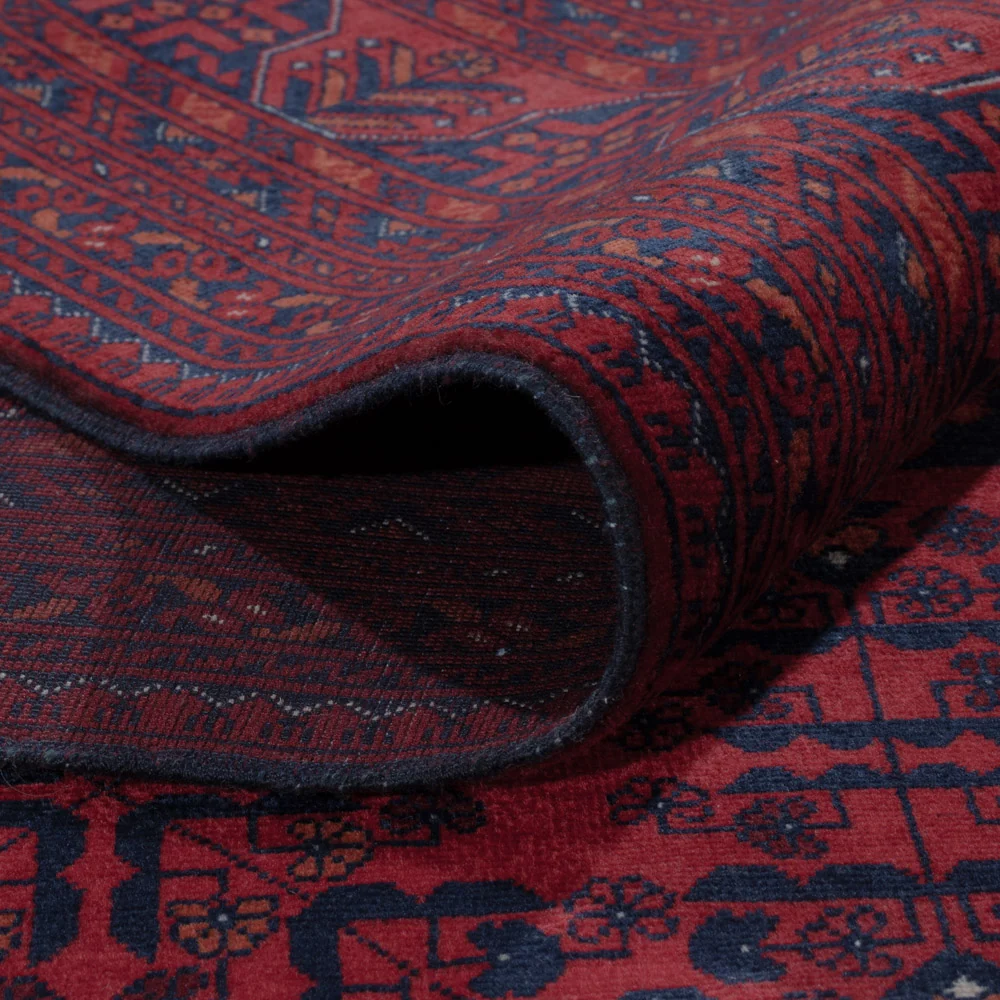 Afghansk teppe - Royal - 290 x 201 cm - mørk rød