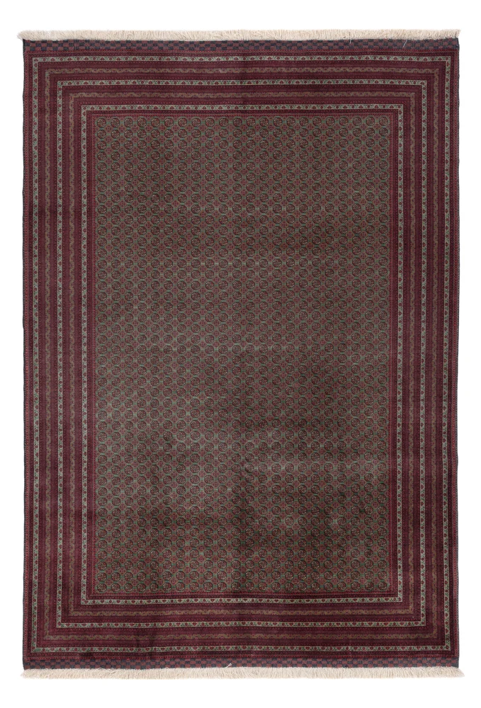 Afghansk teppe - Royal - 291 x 200 cm - mørk rød