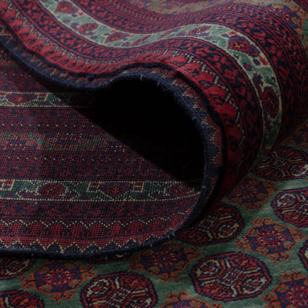 Afghansk teppe - Royal - 291 x 200 cm - mørk rød