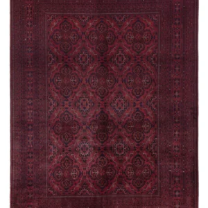 Afghansk teppe - Royal - 292 x 202 cm - mørk rød