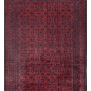 Afghansk teppe - Royal - 294 x 197 cm - mørk rød