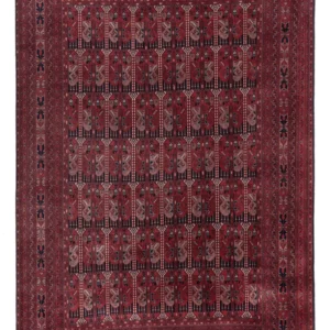 Afghansk teppe - Royal - 294 x 199 cm - mørk rød