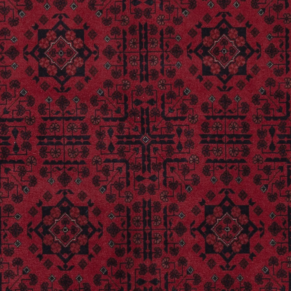 Afghansk teppe - Royal - 294 x 206 cm - mørk rød
