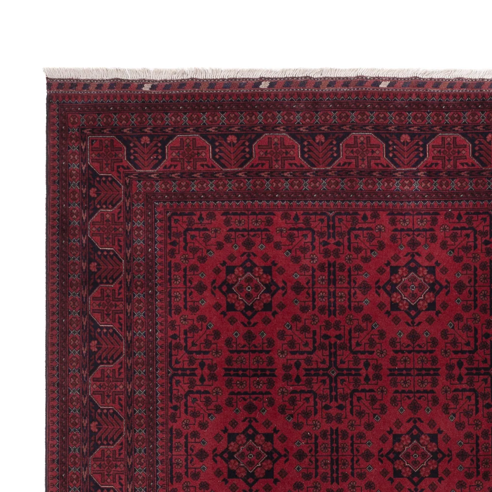 Afghansk teppe - Royal - 294 x 206 cm - mørk rød