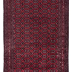 Afghansk teppe - Royal - 296 x 200 cm - mørk rød