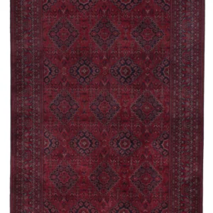 Afghansk teppe - Royal - 297 x 206 cm - mørk rød