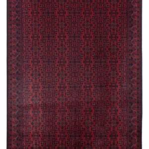 Afghansk teppe - Royal - 298 x 195 cm - mørk rød