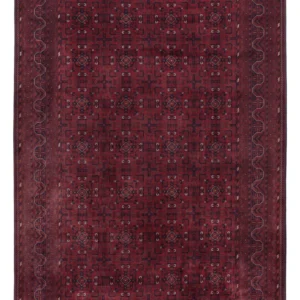 Afghansk teppe - Royal - 298 x 199 cm - mørk rød