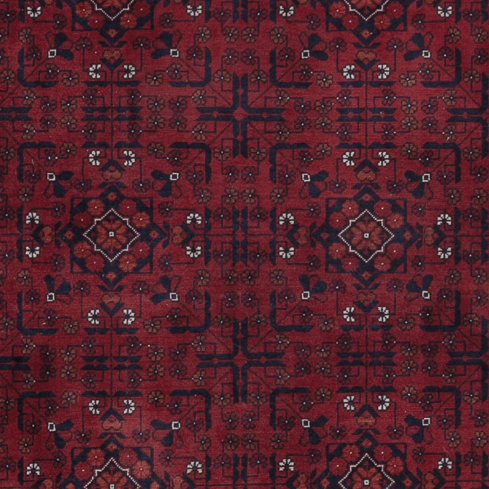 Afghansk teppe - Royal - 298 x 199 cm - mørk rød