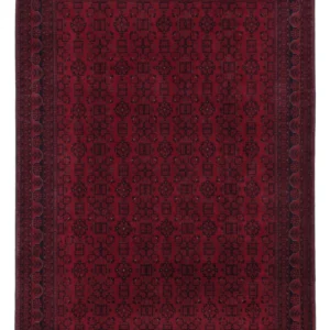 Afghansk teppe - Royal - 298 x 206 cm - mørk rød