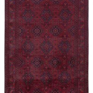 Afghansk teppe - Royal - 300 x 202 cm - mørk rød