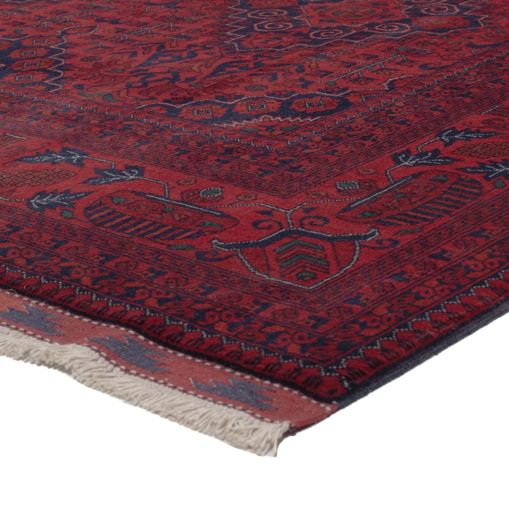 Afghansk teppe - Royal - 301 x 204 cm - mørk rød