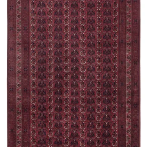 Afghansk teppe - Royal - 303 x 194 cm - mørk rød