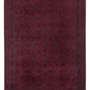 Afghansk teppe - Royal - 303 x 201 cm - mørk rød