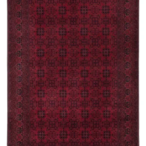 Afghansk teppe - Royal - 305 x 206 cm - mørk rød