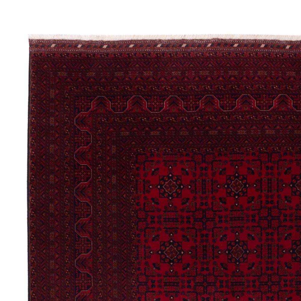 Afghansk teppe - Royal - 345 x 252 cm - rød
